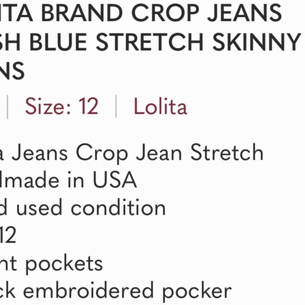 Lucky brand Lolita skinny stretch jeans - Picture 7 of 7